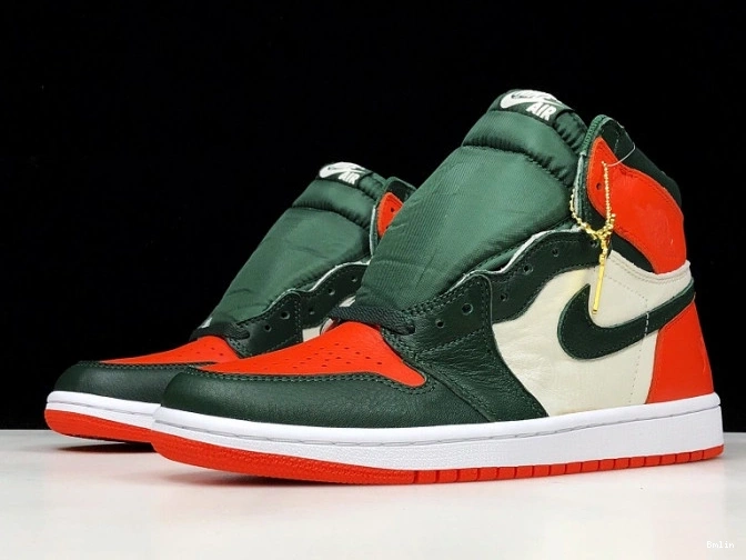 Bmlin shoes x Air 1 Jordan Sail Fir-Team OG SoleFly Retro High AV3905-138 Orange 0822